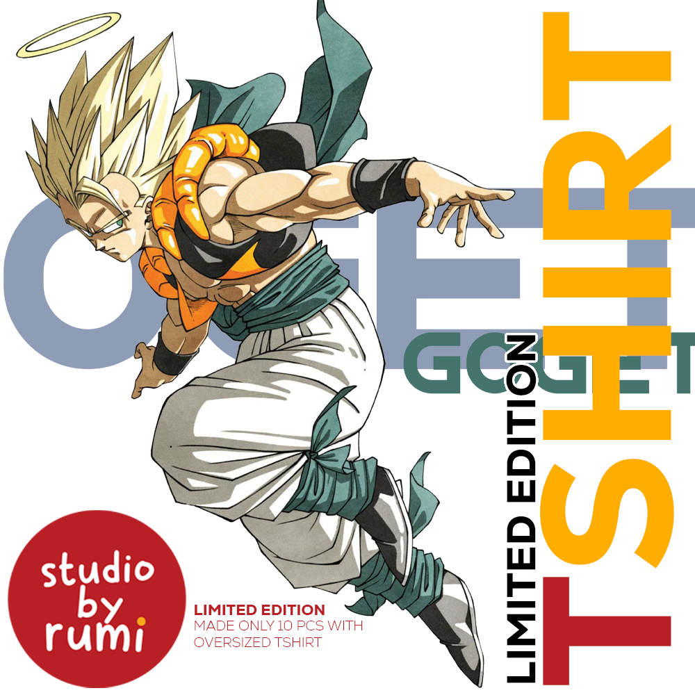Oversize T-Shirt Anime DragonBall Z - Gogeta