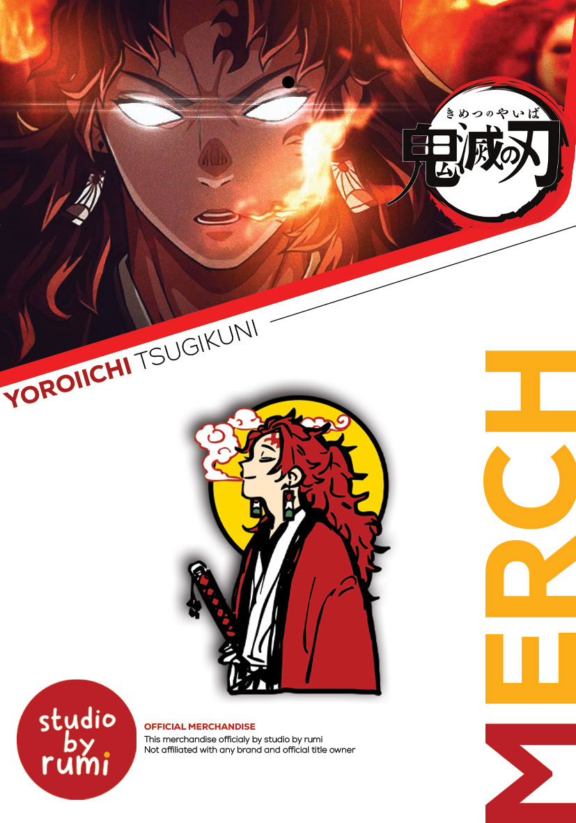 Pin Enamel Kimetsu No Yaiba - Yoriichi